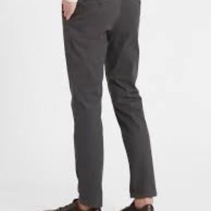 Banana Republic grey Fulton Chinos
